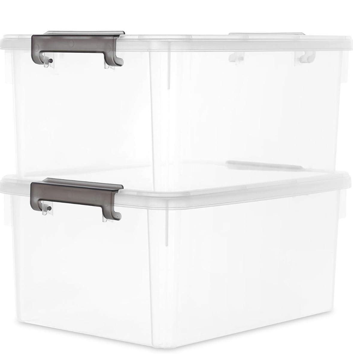2-Pack 17 QT Storage Containers